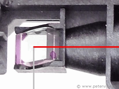 Animation showing laser beam path.