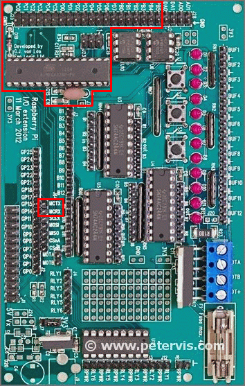 Gertboard ATMega Chip: ATMega168A/PA, and ATMega328/P