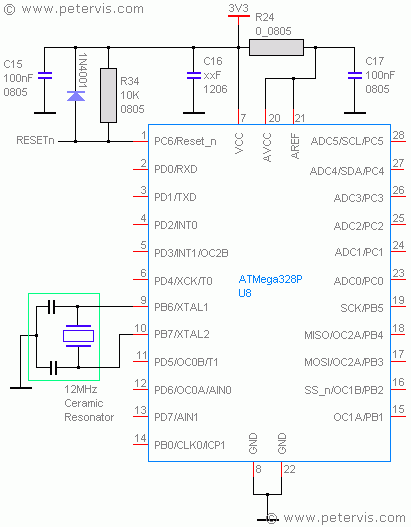 AVR Circuit Diagram