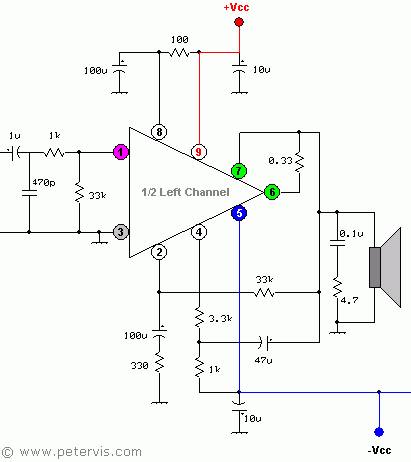 Circuit Diagram Stk 461 - Amplifier Circuit Diagram - Circuit Diagram Stk 461