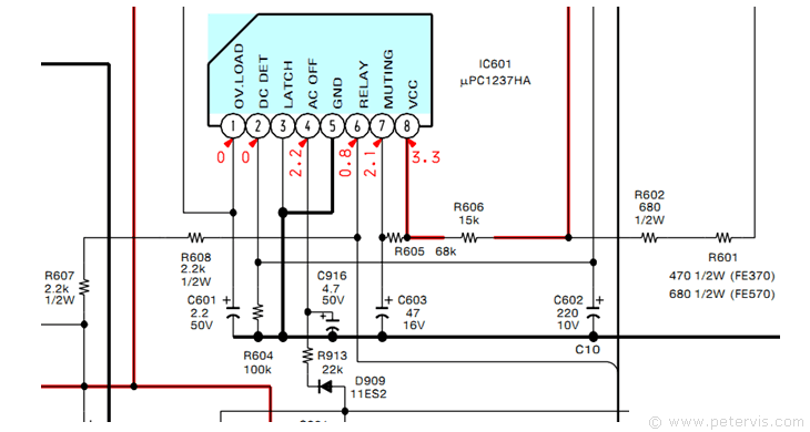 µPC1237HA Circuit