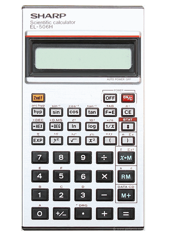 Sharp EL-506xbwh Scientific Calculator 