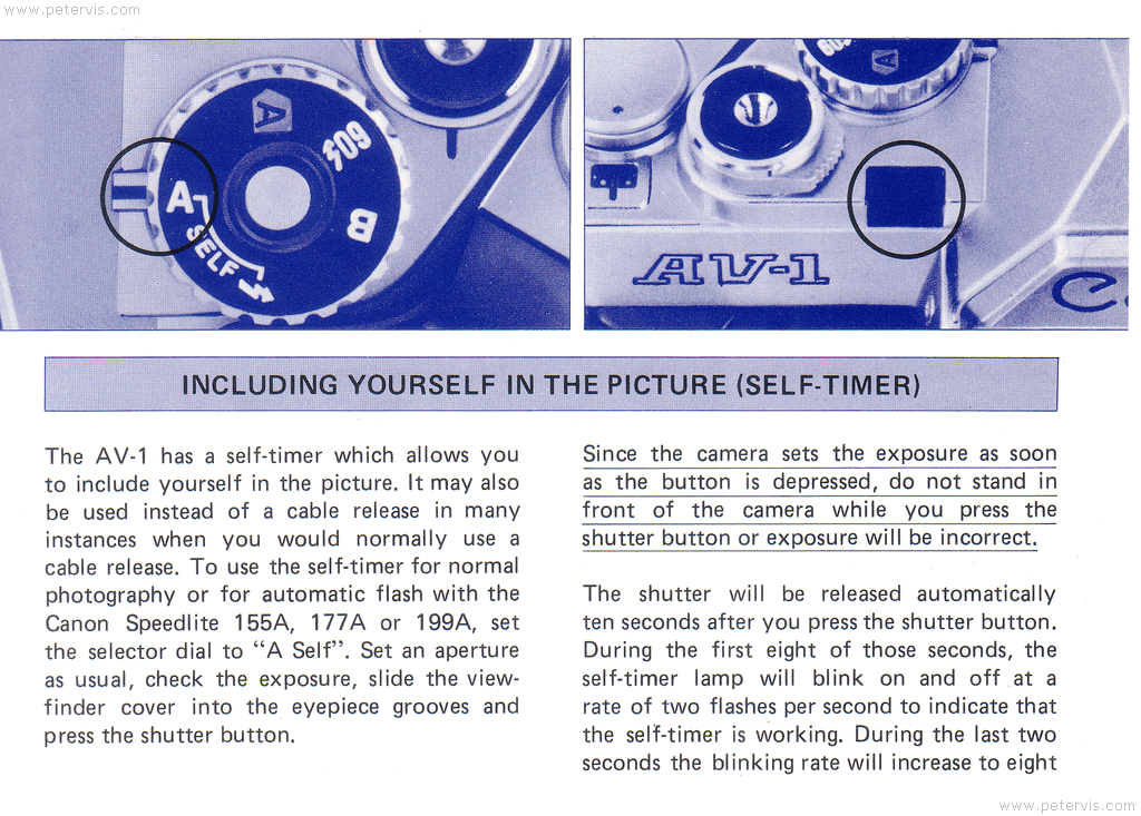 Canon AV-1 Self-Timer - Manual Page 51