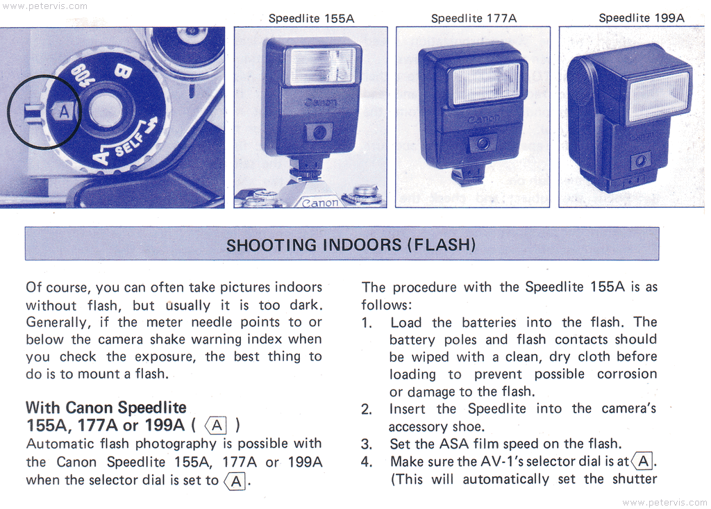 Canon AV-1 Using Speedlite Flash - Manual Page 53
