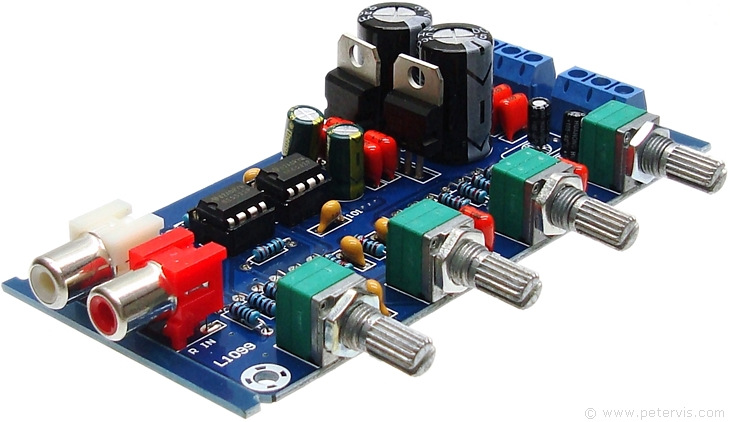 Assembled HIFI Preamplifier Tone board NE5532 op-amp low noise
