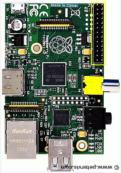 Raspberry Pi Board - P1 Socket