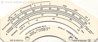 Avometer Dial Print