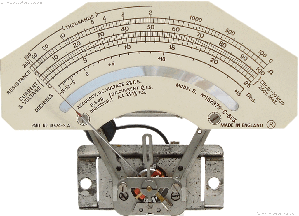 Avometer Mk 2 Dial and Movement Large Image