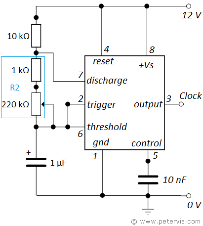Variable Frequency Square Wave Generator