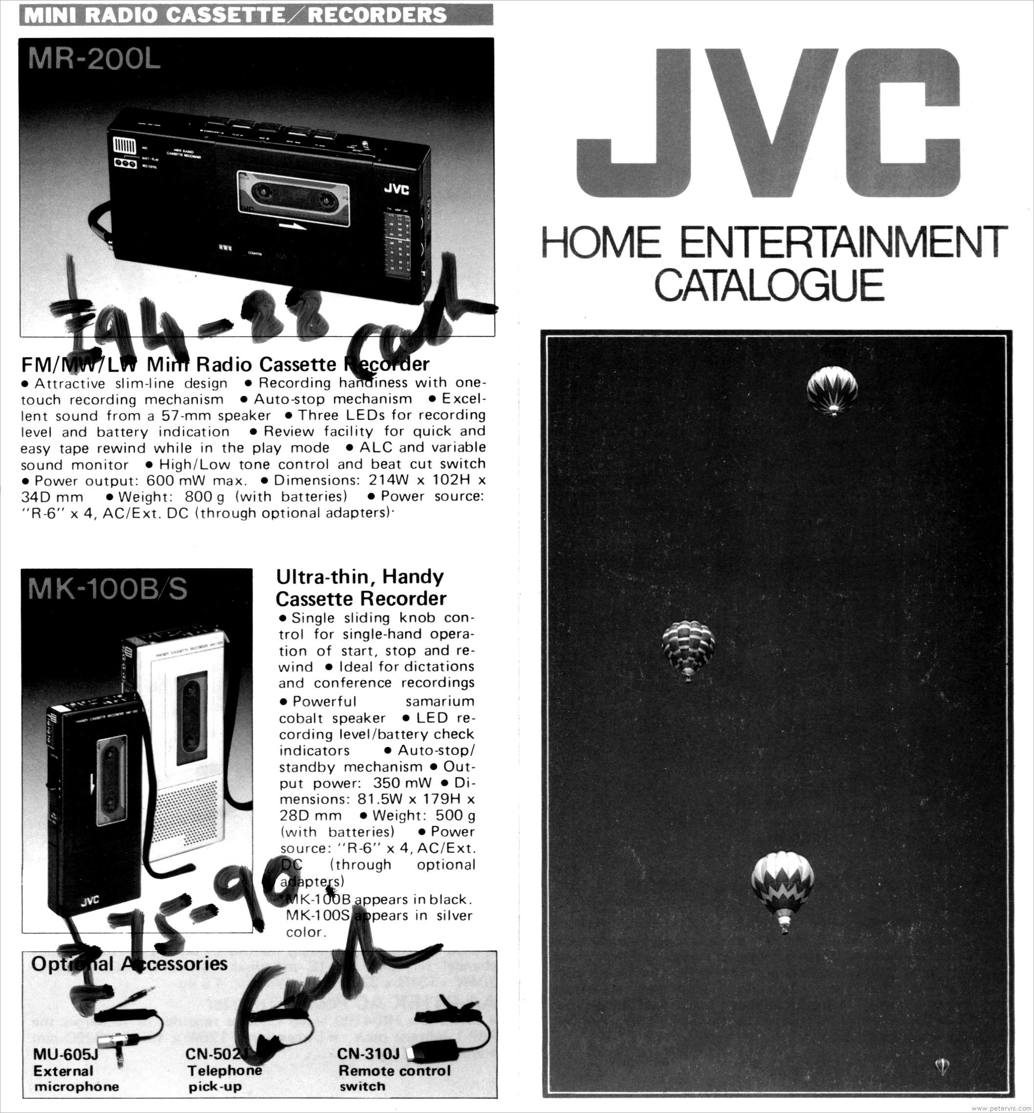 Vintage JVC Home Entertainment Systems