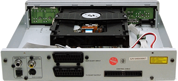 Dvd player with optical output