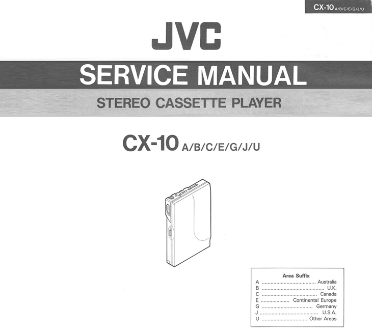 Jvc Cx 10 Service Manual