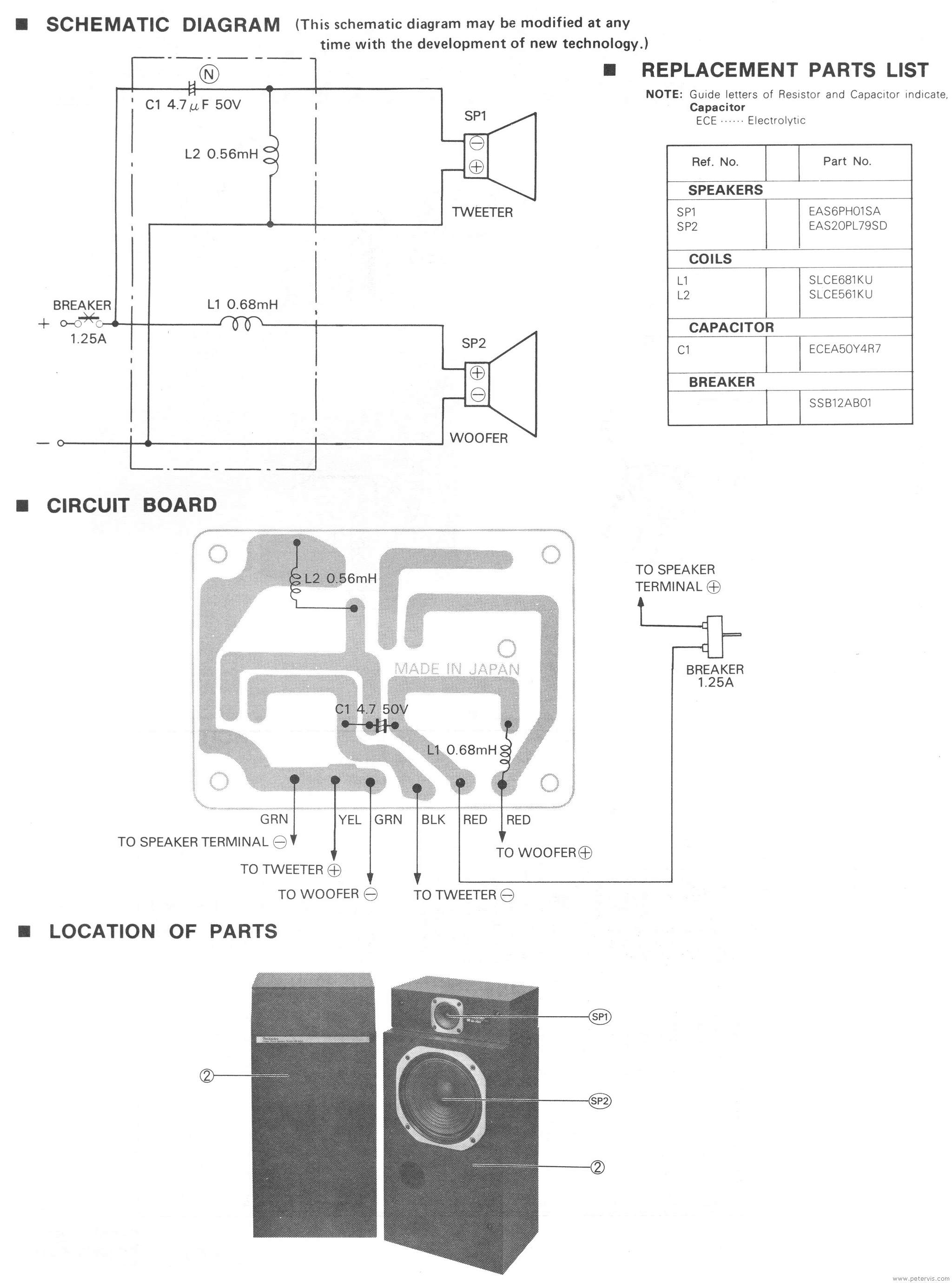 Crossover Circuit Diagram