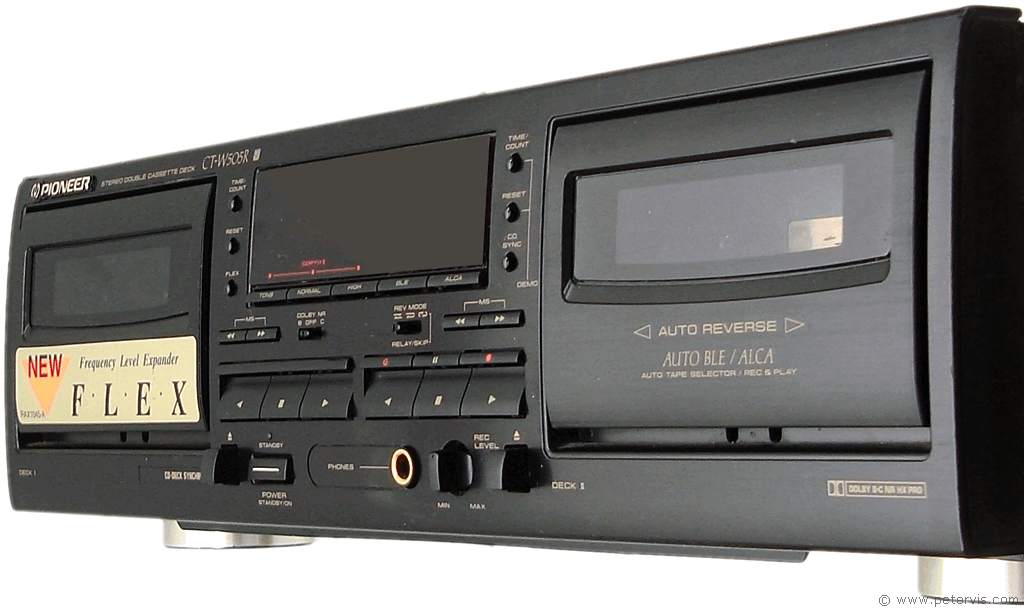 Pioneer CT-W505R Stereo Double Cassette Player Cassette Recorder 