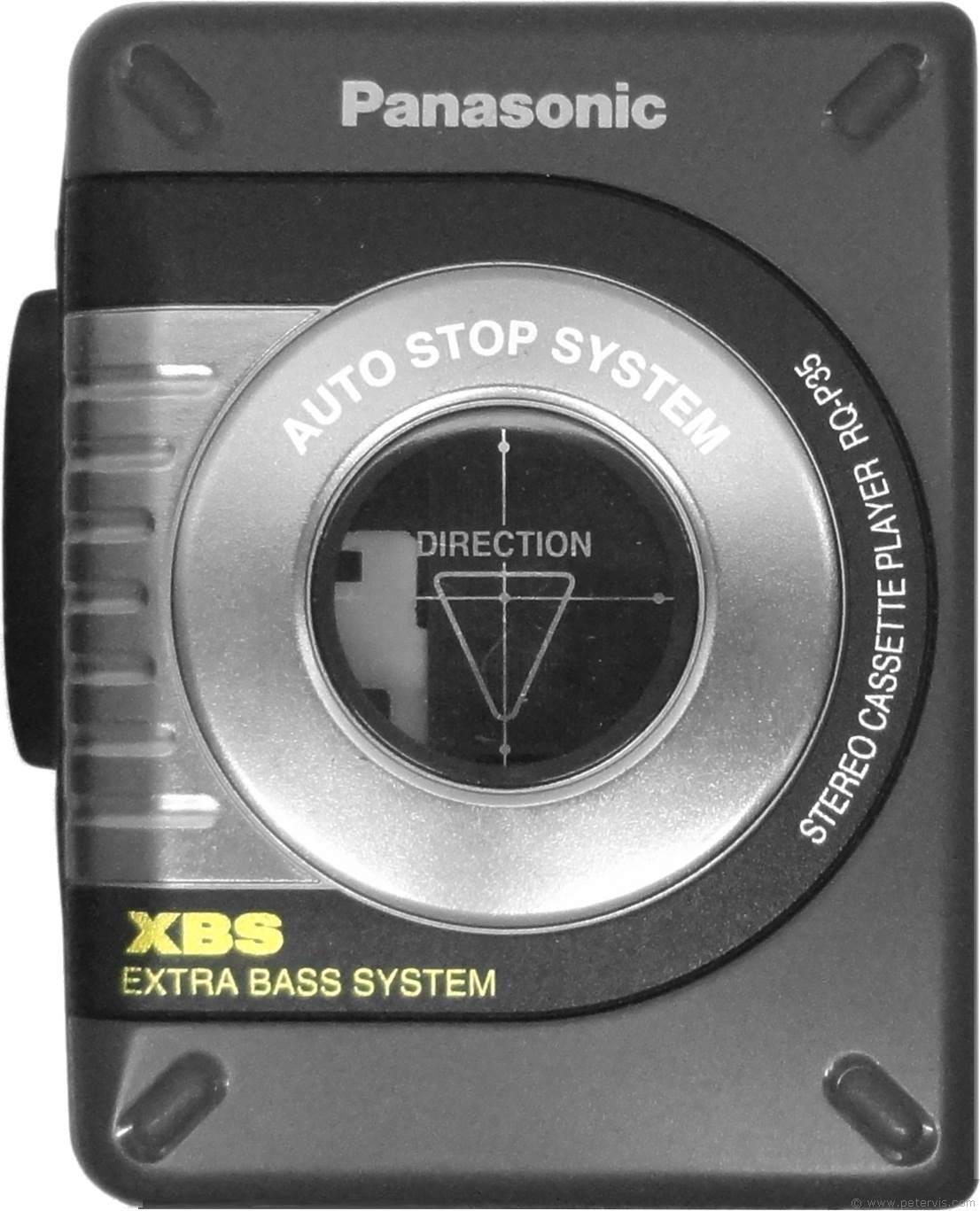 Panasonic Portable Stereo Cassette Player RQ-P35 XBS Xtra Bass Walkman Vtg WORKS 