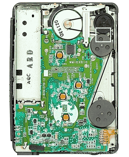 Belt Riemen für Sony WM-B 47 Walkman Cassette Recorder 